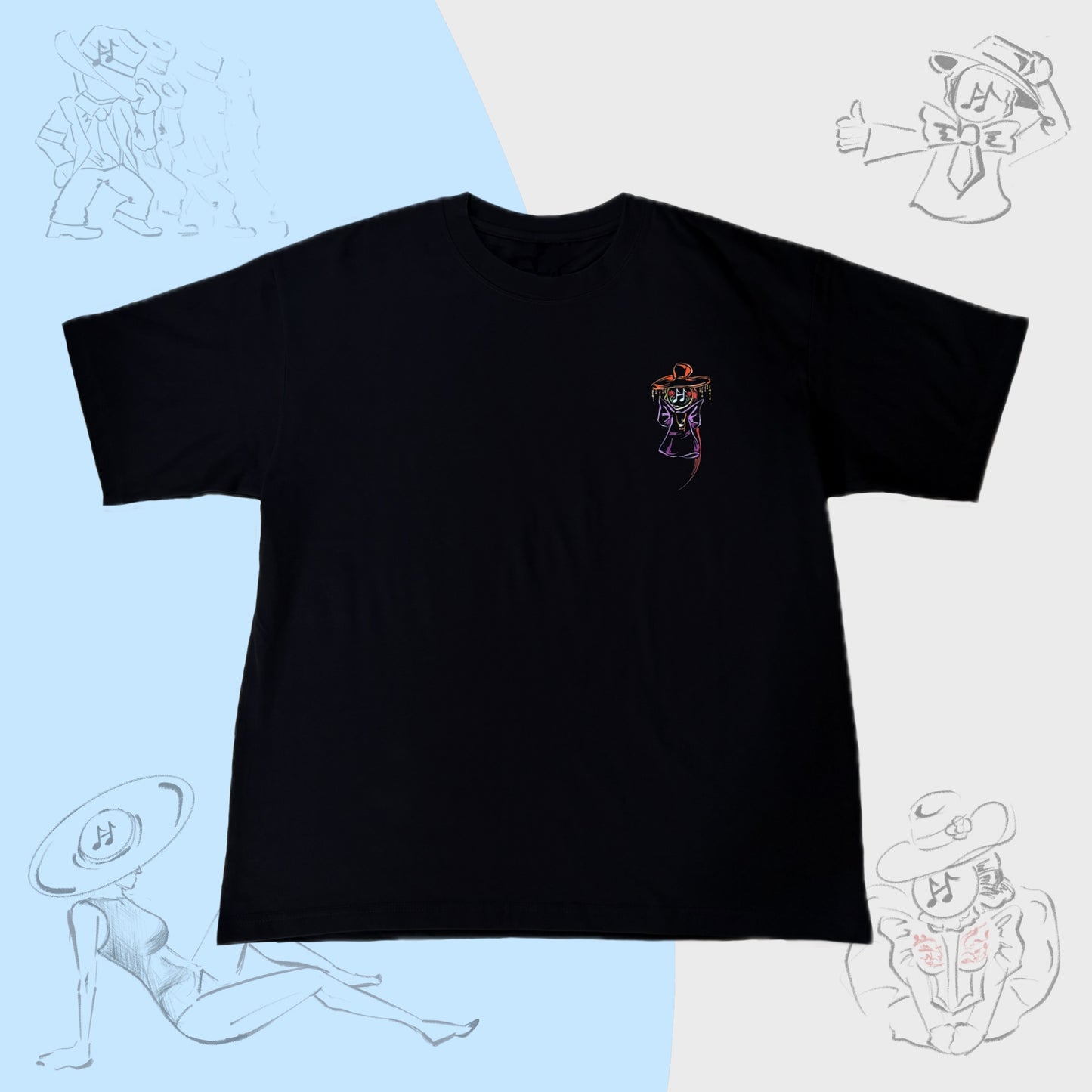 Unisex Oversized T-shirt Lady Stardust