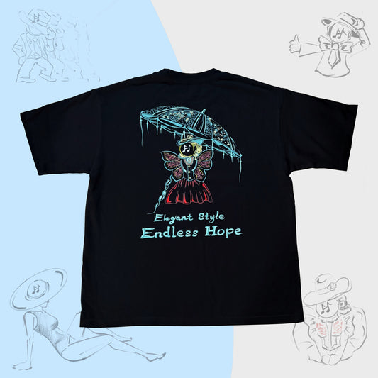 Unisex Oversized T-shirt - Victorian Whimsy