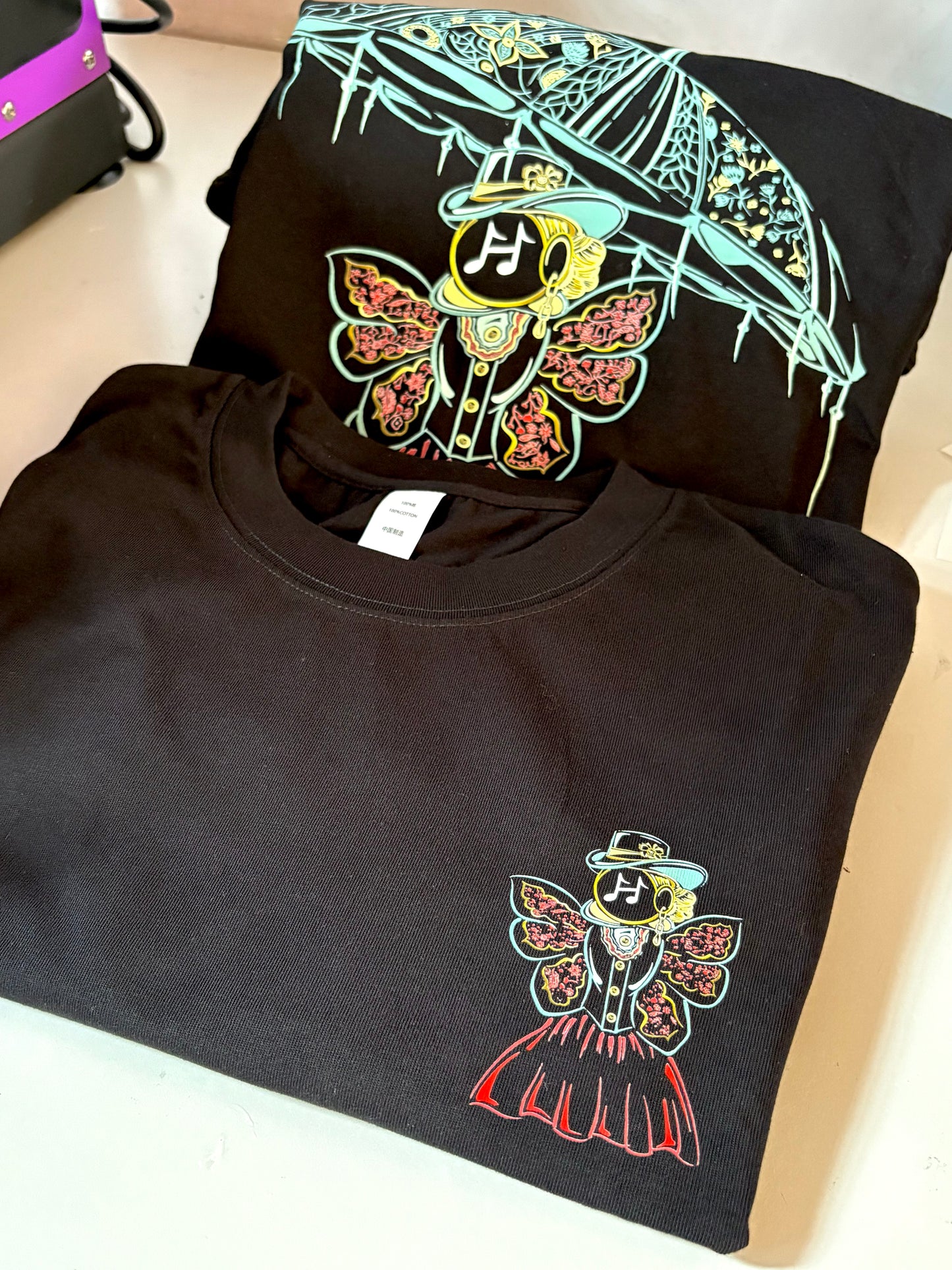 Unisex Oversized T-shirt - Victorian Whimsy