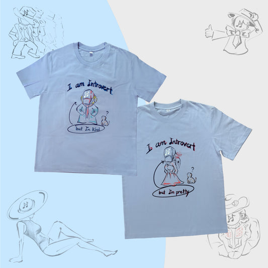 “For Introverted” Unisex T-shirt